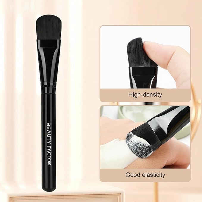 Facial Mask Application Tool for Even Coverage, Face Mask Brush Applicator Tools | Soft Hair | Facial Tool | Easy to Clean | All Skin Types for Mixed Clay Mask, Mud, DIY Gels, CharcoalÃ¯Â¼ÂBlack)