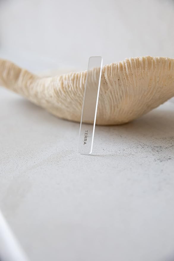 Terra Crystal Nail File Glass Nail File for Natural Nails, longlasting and Sustainable Nail File