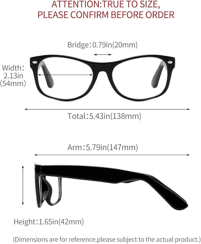 Cyxus Semi Rim Blue Light Glasses for Men Women TR90 Metal Frame UV Blocking Computer Glasses Clear Lens Square Eyewear