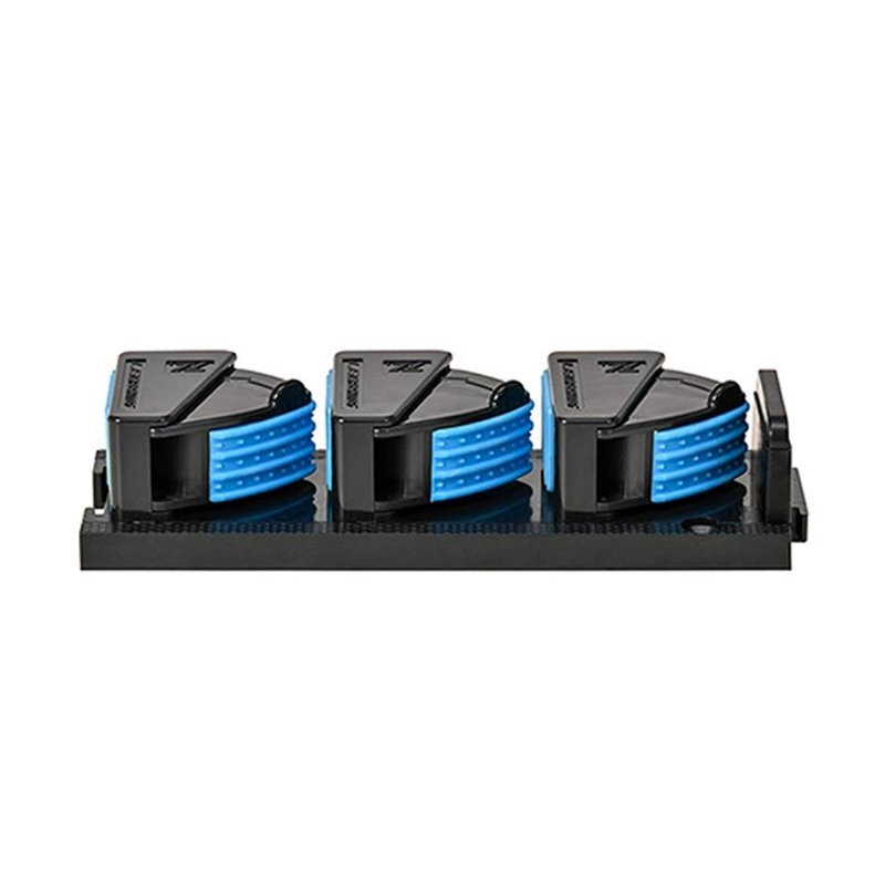 RESTCLOUD Fishing Rod Holder Vertical, Fishing Pole Holders for Garage, Fits 3-19mm Rod Diameter (3 Slots)