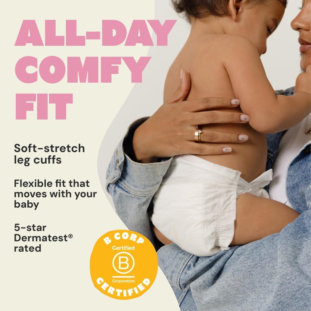 DYPER Baby Diapers Size 5 (20 Count) – Plant-Based, Hypoallergenic, Fragrance-Free & Ultra Absorbent Disposable Diapers for Day and Overnight Skin Protection, Single Pack Size 5 Diapers