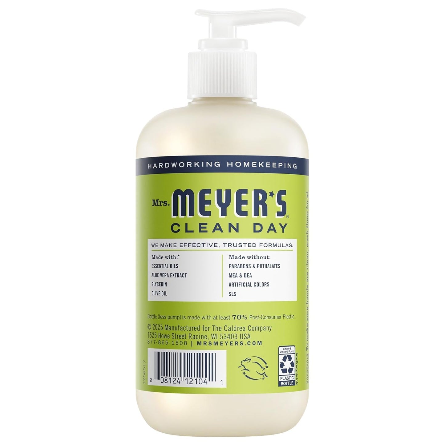 Mrs. MEYER'S CLEAN DAY Liquid Hand Soap Variety Pack 12.5 OZ Each, 3 Count (Lemon Verbena + Basil + Peony)