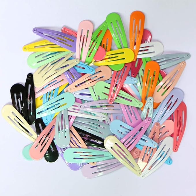 80PCS Hair Clips, 2 Inch Non-Slip Metal Hair Barrettes for Girls, Kids, Baby and Women. (20 Colors)