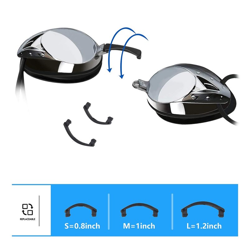 vetoky Swim Goggles, 2 Pack Swimming Goggles No Leaking Adult Men Women Youth
