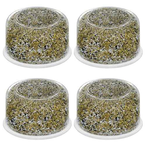 Shower Head Filter Replacement Cartridge Compatible with All Canopy Handheld & Fixed Filtered Shower Head, Shower Filter For Hard Water, 4 Pack