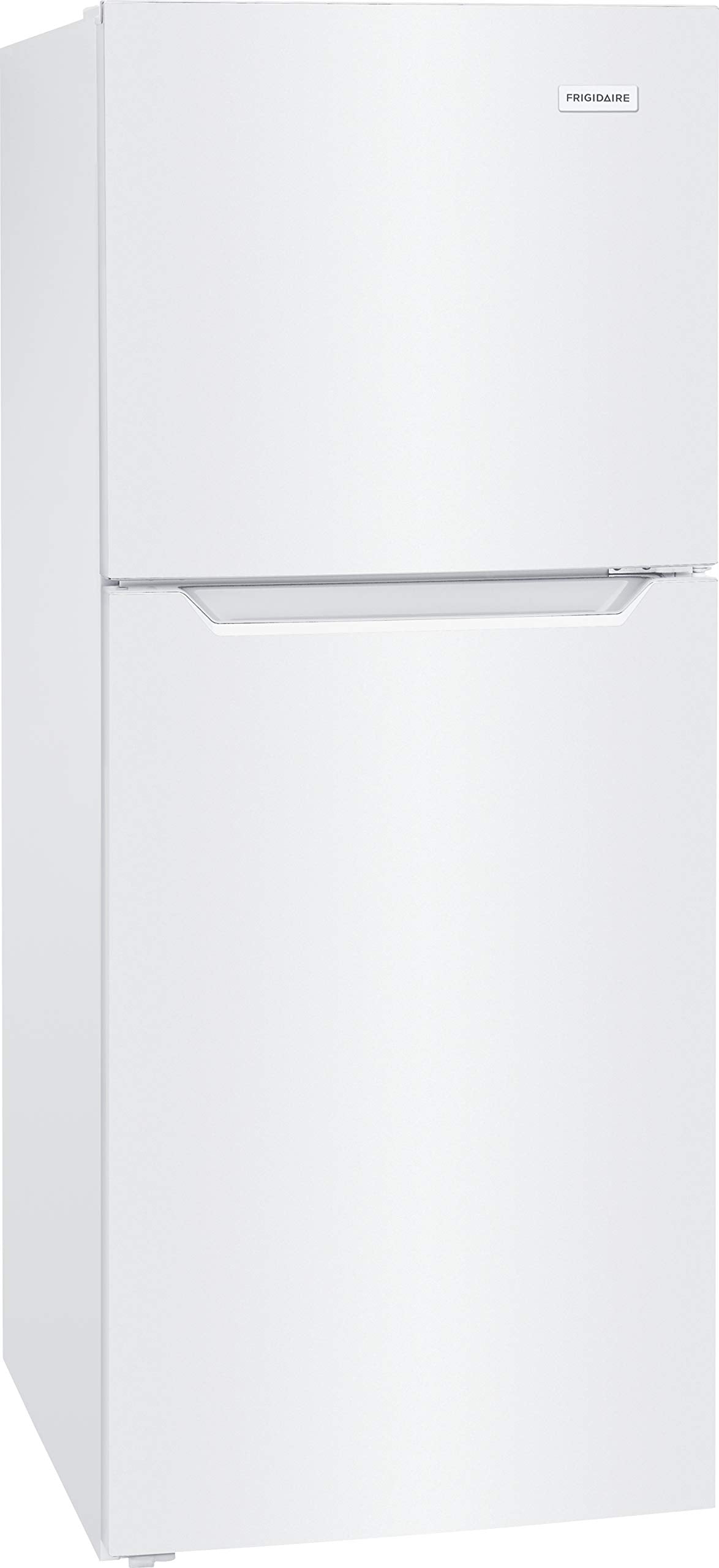 Frigidaire 10.1 Cu. Ft. Compact ADA Top Freezer Refrigerator in White with Electronic Control Panel, Reversible Door Swing, ENERGY STAR