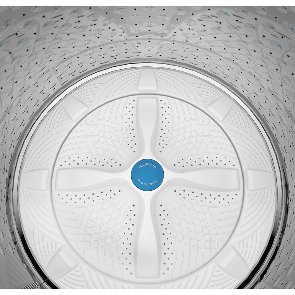 28-Inch Top Load Smart Washer, 5.0 Cu. Ft., 12 Wash Cycles, 7 Wash Options, Smarter Wash Technology, Wi-Fi Enabled, Smart FlexDispense™White