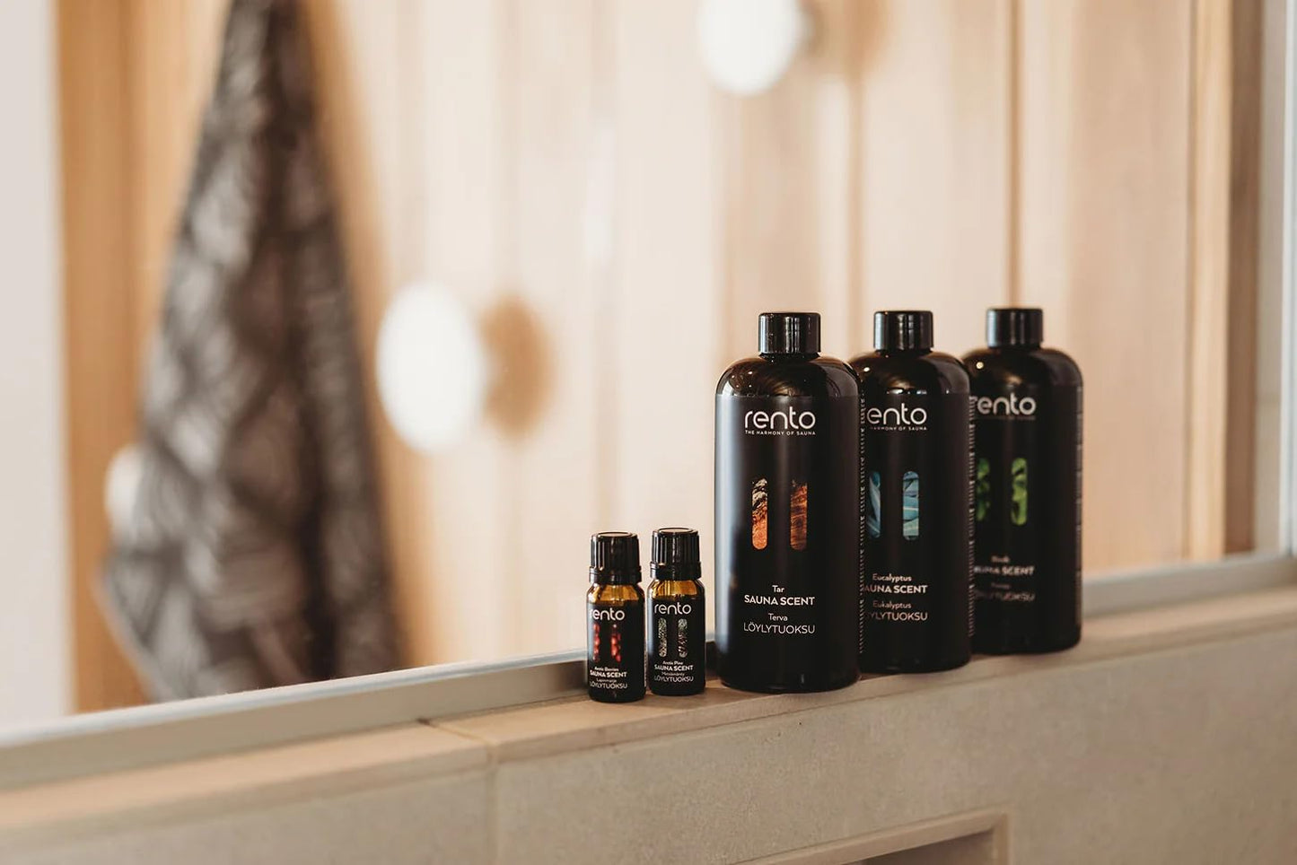 RENTO Sauna Scent 400 ml (13.52 Fl. Oz.), Scented Essential Oil, Made in Finland (Eucalyptus)