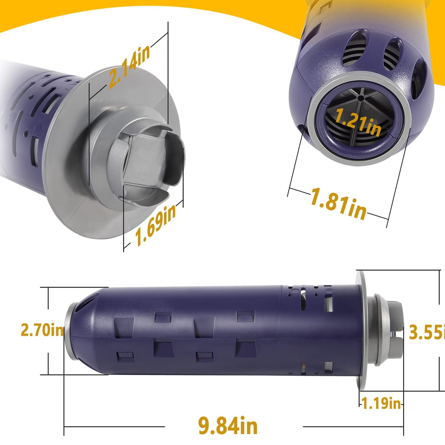 Replacement for Nature2 Duoclear 25 35 Mineral Cartridge W28000 W28001 for All Zodiac Duoclear Fusion, Fusion Vision, Vision Pro Above Ground Inground Pool Vessels, for up to 35,000 Gallons Pool