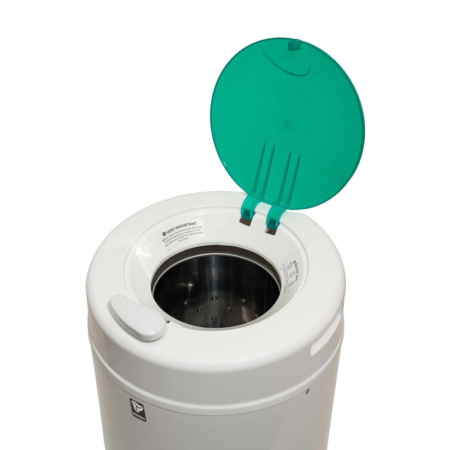 Ninja Spin Dryer - Portable Clothes Dryer with 3200 RPM & High Tech Suspension System - Perfect for Apartments & RV Travel - Rose