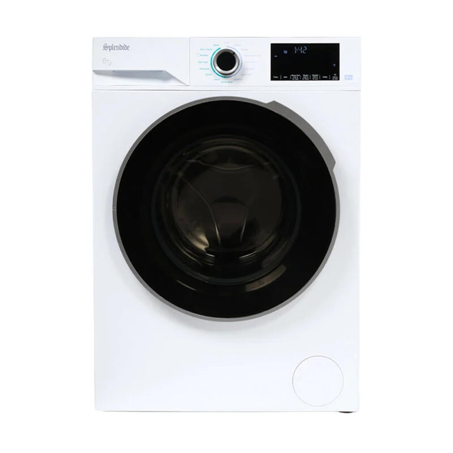 Splendide DV1725X & WFL2500X Replaces WFL1300XD Washer & DV6500X Dryer Stacked Bundle with Vent Kit & SK04 Stack Kit Included + Starter Laundry Powder - Updated Design- Freight Delivery