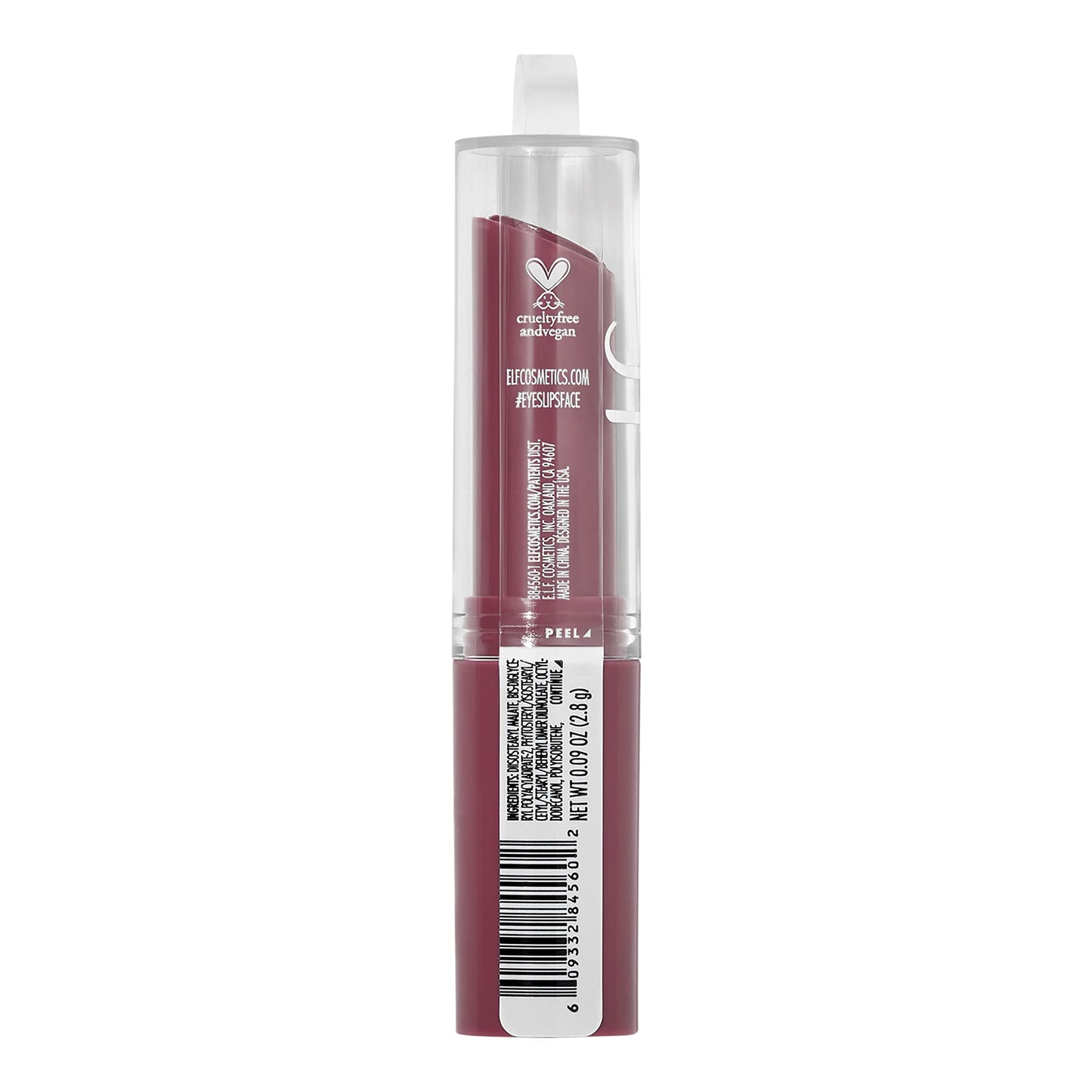 e.l.f. Hydrating Core Lip Shine, Conditioning & Nourishing Lip Balm, Sheer Color Tinted Lip Moisturizer, Blissful, 0.09 Oz