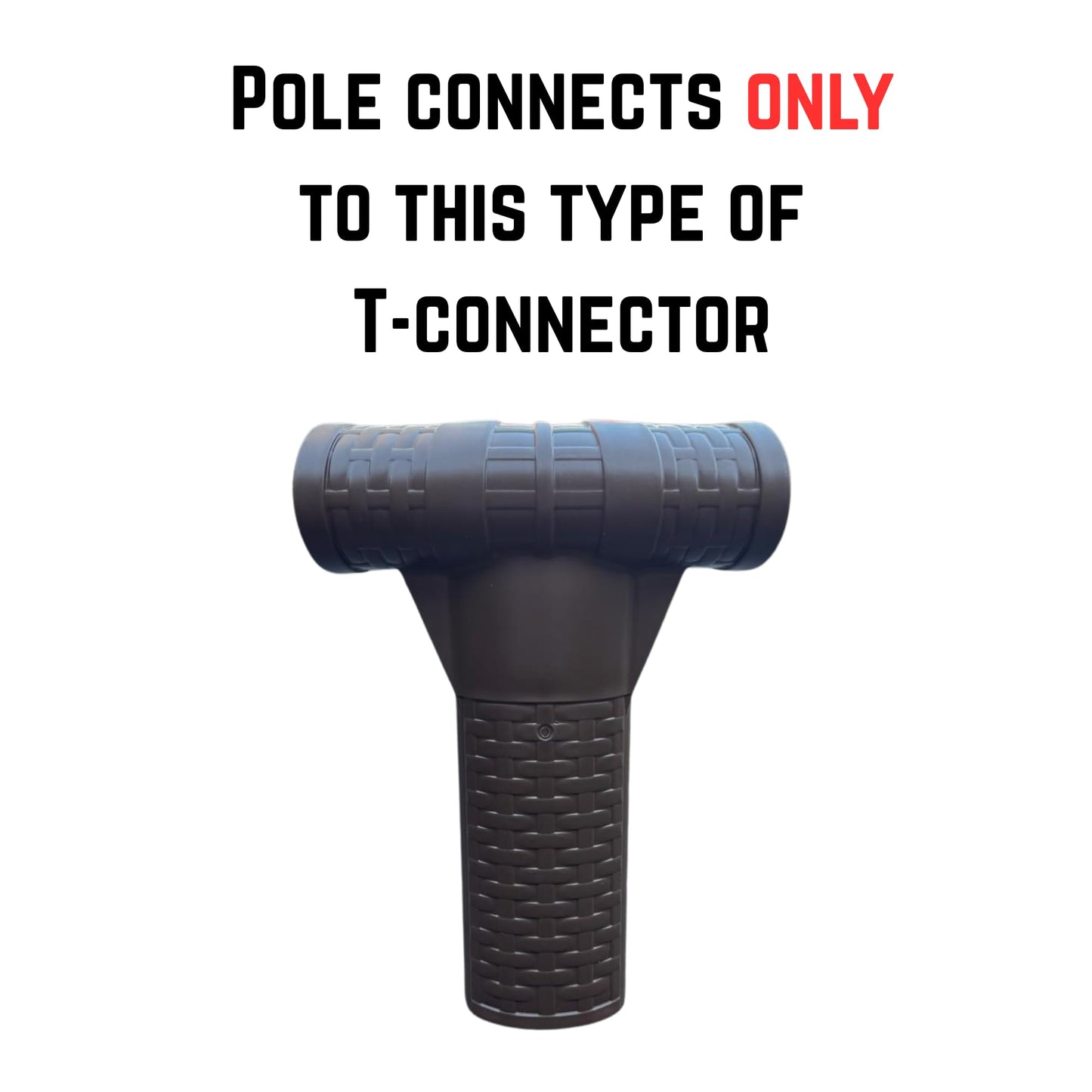Replacement Vertical Pool Leg/Pole/Bar for Coleman/Bestway Power Steel 22 Ft X 52in and 24ft x 52in Swimming Pool Oval Shaped Pole