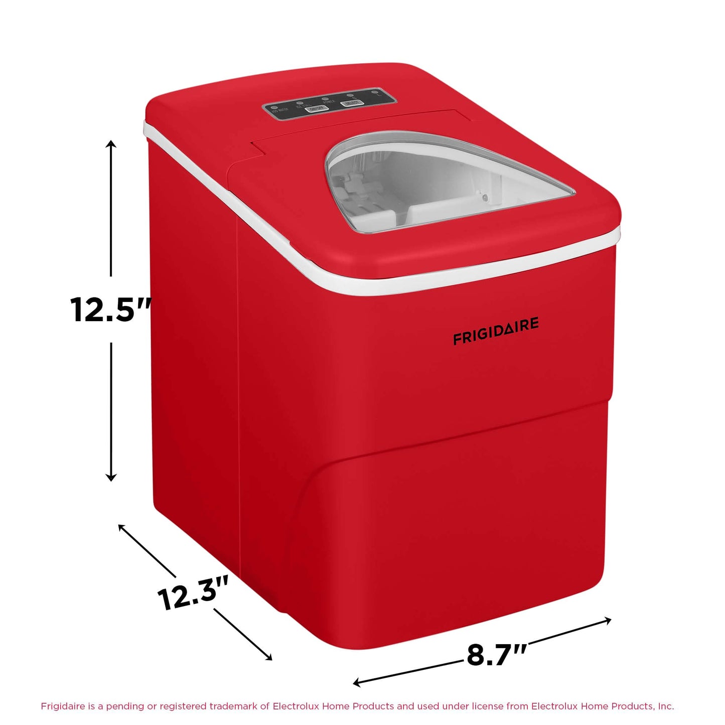 Frigidaire EFIC108 Counter top Portable, 26 lb per Day Compact Ice Maker Machine