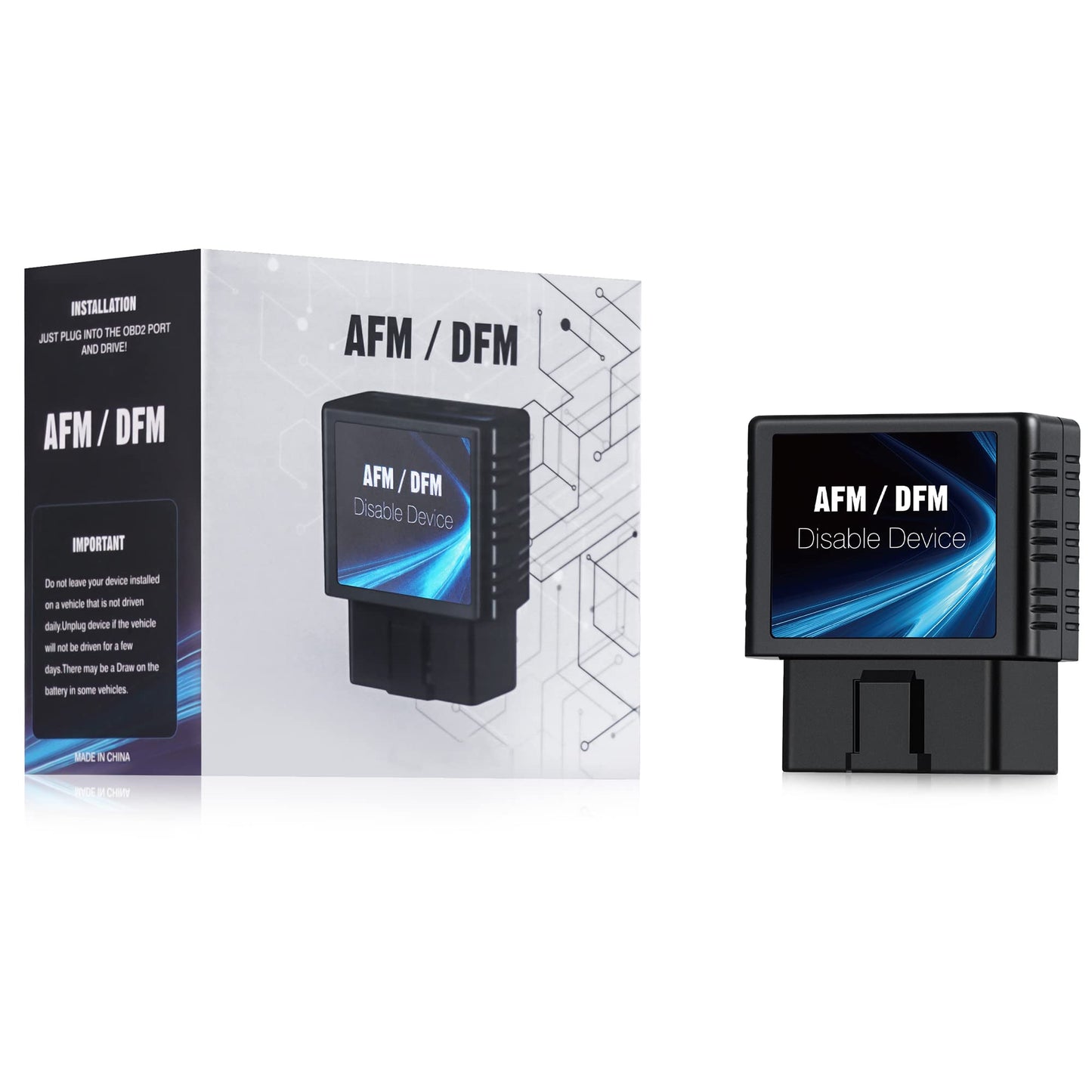 OBDAFM Active Fuel Management Device, AFM/DFM Disabler Device Compatible with Most GM V6 & V8 Motors