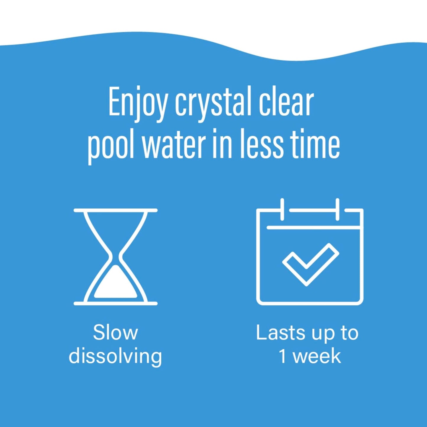 Poolife NST Tablets for Pool Sanitation, Clear Water & Prevent CYA Buildup - Slow-Dissolving Calcium Hypochlorate - Pool Chlorine Tablets Work with NST Feeder, Floater & Skimmer - 20.2 lb