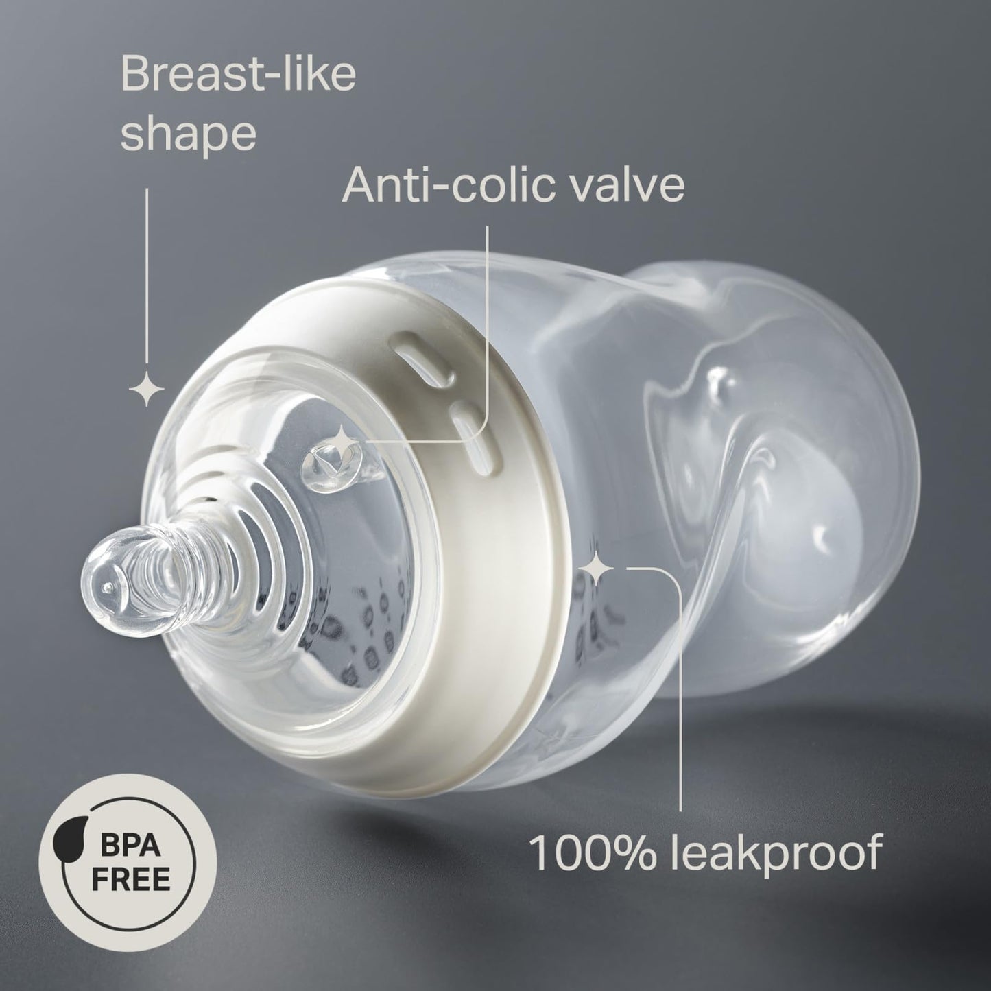 Tommee Tippee Natural Start 8 Piece BPA Free Bottle Set, Includes 2 x 5 oz & 2 x 9 oz Bottles, 1 x Medium Flow Nipple, 1 x 0-6m Pacifier, 1 x Removable Bottle Handle, 1 x Cleaning Brush, Pink