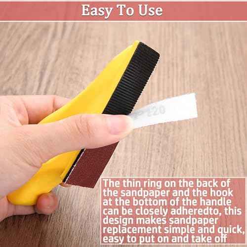 100Pcs Micro Detail Sander Paper Kit 3.5x1.2 Inch Hook and Loop Sandpaper Strips 120 Grit, Micro Finishing Sander Paper Detail Sander Refills for DIY Crafts Wood Tight Narrow Spaces Polishing