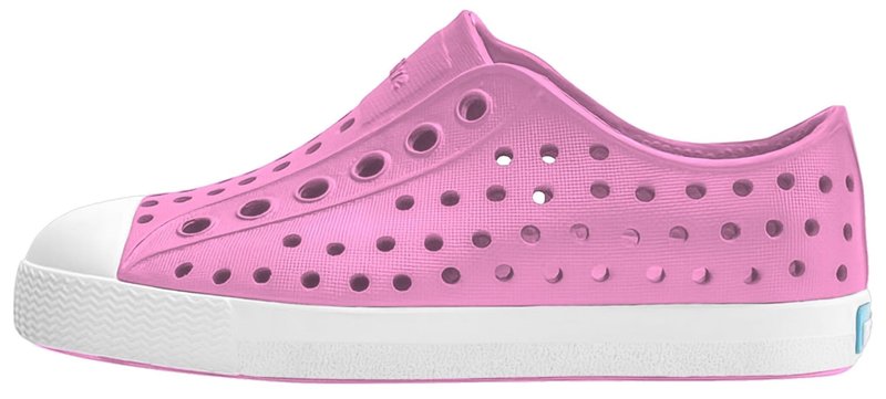 Native Shoes Unisex-Kids Jefferson Sneakers, Malibu Pink/Shell White, 1 Little Kid