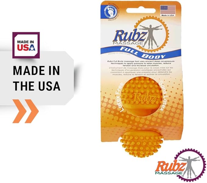 Due North Foot Rubz Combo Pack Original Foot Rubz Massage Tool 0.5 lb, Multi Colored, 1 Count