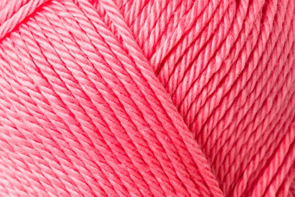 4 Skein/Pack Schachenmayr (SMC) Catania Originals Yarn, Each Ball 1.76 Oz (50gr) / 136 Yards (125 m), 100% Mercerized Cotton for Knitting and Crochet Yarn, Sport Weight, 409 - Dahlia