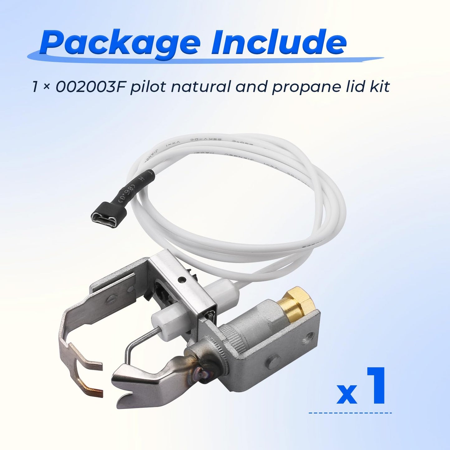 GRONGU 002003F Natural/Propane Pilot Lid Compatible with Raypak Pool Heater Propane Pilot Assembly, Pool & Spa Heater Replacement Part Fit for Raypak 106A 206A 266A 336A 405B 406A R403 RP2100 R156A