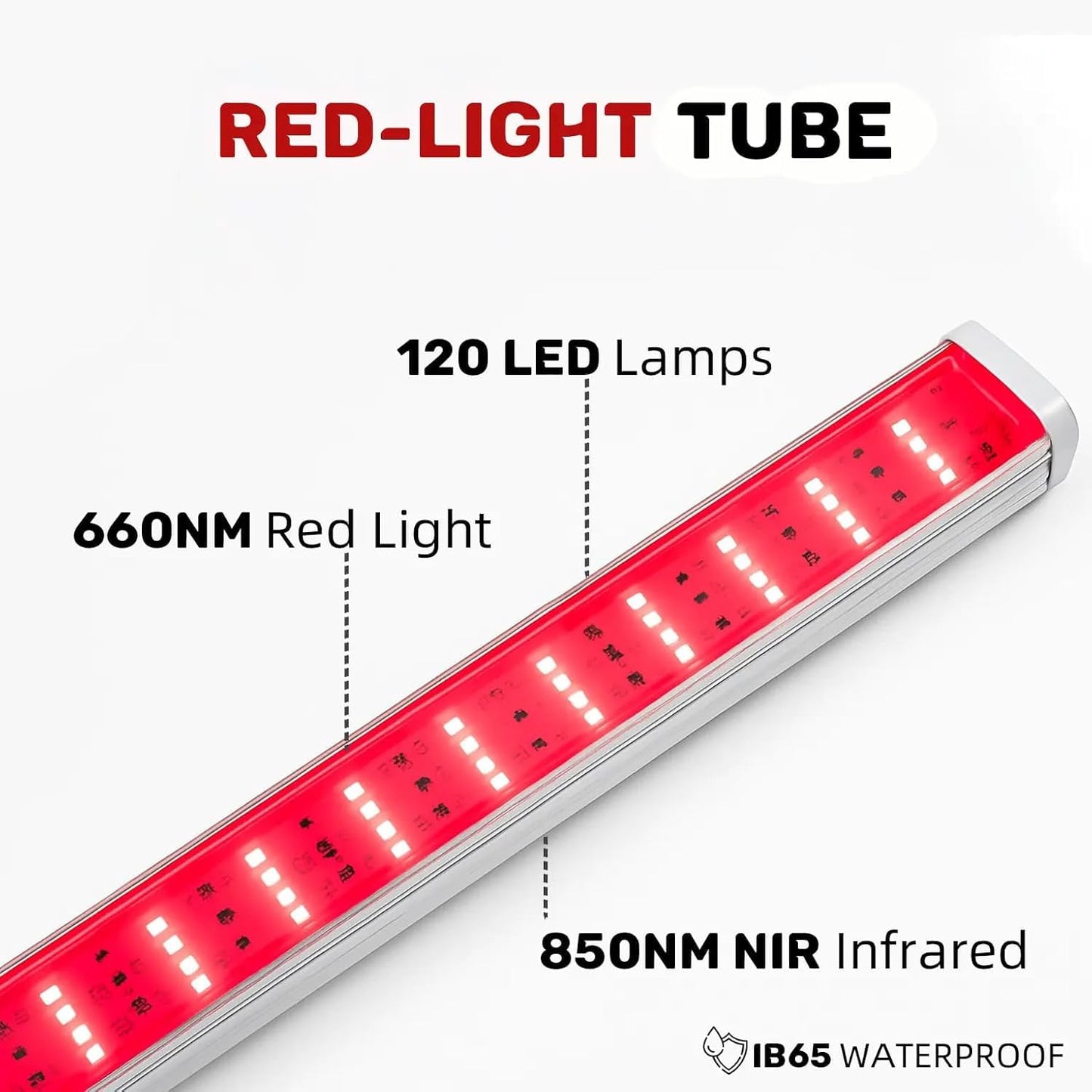 Lucear Red Light for Sauna 660nm and 850nm Infrared Therapy Panel for Portable Sauna Accessories