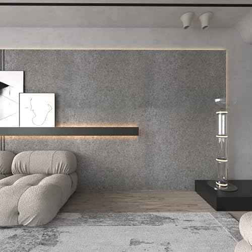 24"x79" Thick Grey Granite Countertop Contact Paper(Sample) Vinyl Wrap Matte Wallpaper Peel and Stick Easy to Install & Clean Renter Friendly Textured Paper for Kitchen Cabinets Countertop Refinishing