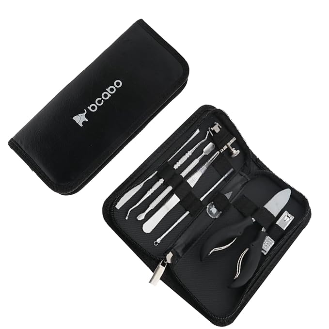 10Pcs/set Ingrown Toenail Tools Kit, Nail Treatment Foot Tool,Ingrown Toenail Removal Correction Clippers, Surgery Grade Nail File Lifter, Professional Pedicure Tool