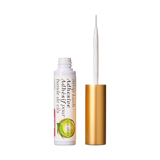 KISS Lash Adhesive, Lash-Glue, 24hr Strip Eyelash Adhesive, Clear, Includes Lash-Adhesive, Long Lasting Wear, Can Be Used with Strip Lashes and Lash Clusters (Pack of 2)
