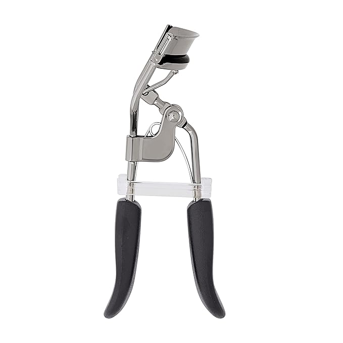 e.l.f. Pro Eyelash Curler, Stainless Steel Lash Curler, Long-Lasting Natural Curl, Ergonomic Design, Includes Replacement Pad, Fits All Eye Shapes