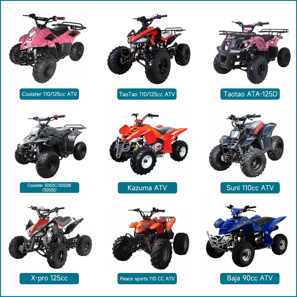 FVRITO PZ20 Carburetor Kit for Tao tao Coolster 125cc 110cc 90cc 70cc 50cc Kazuma Baja Chinese ATV Quad 4 Wheeler SunL NST Roketa Loncin Lifan XR80 CRF70 4 Stroke Go Kart Pit Dirt Bike Parts
