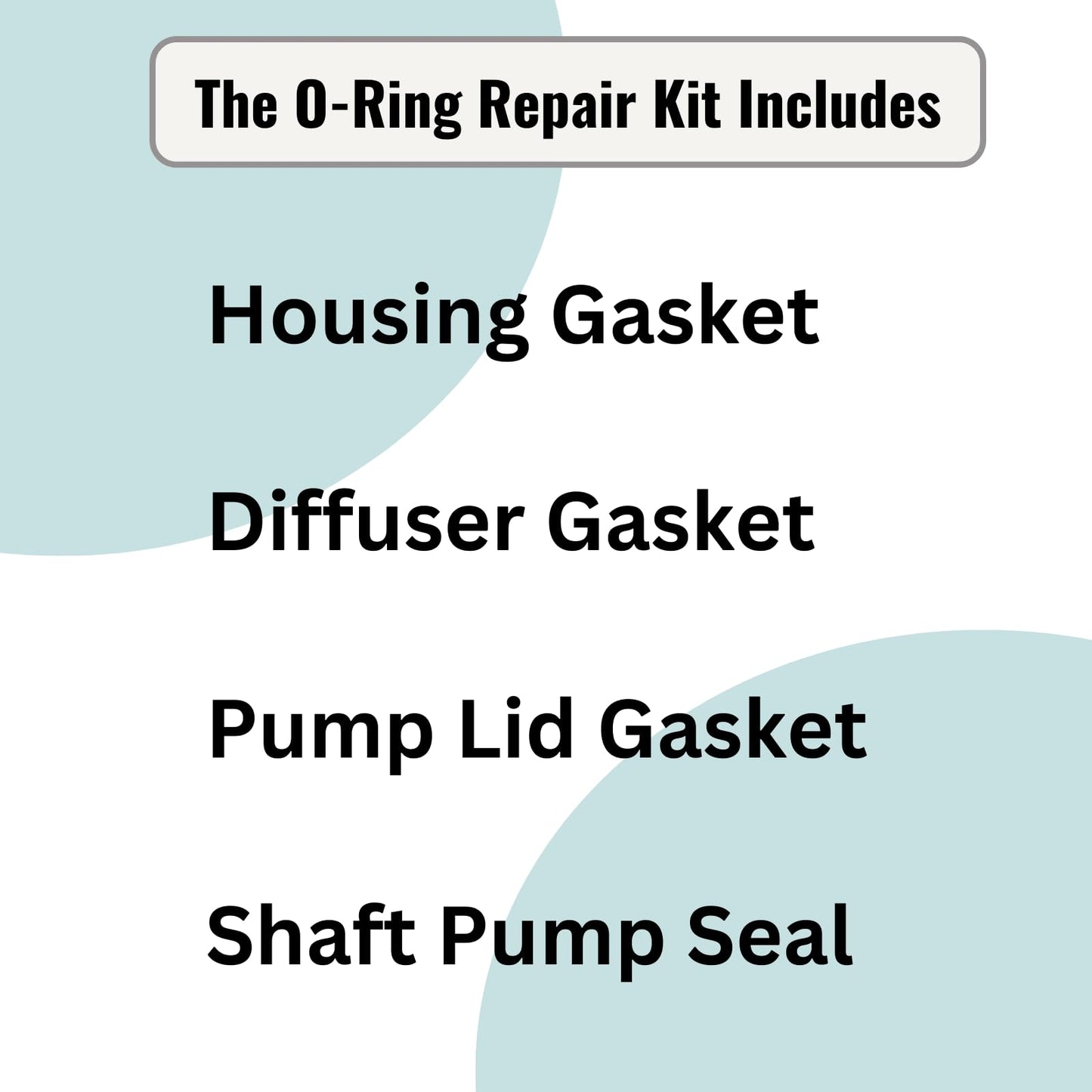 Southeastern Pool Pump Gasket Seal O-Ring Repair Kit for Hayward® Super Pump SP2600, 1600, 2600X Kit 3 - Hayward® Pool Pump Accessories - Pool Pump Maintenance Kit