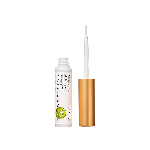 KISS Lash Adhesive, Lash-Glue, 24hr Strip Eyelash Adhesive, Clear, Includes Lash-Adhesive, Long Lasting Wear, Can Be Used with Strip Lashes and Lash Clusters (Pack of 2)