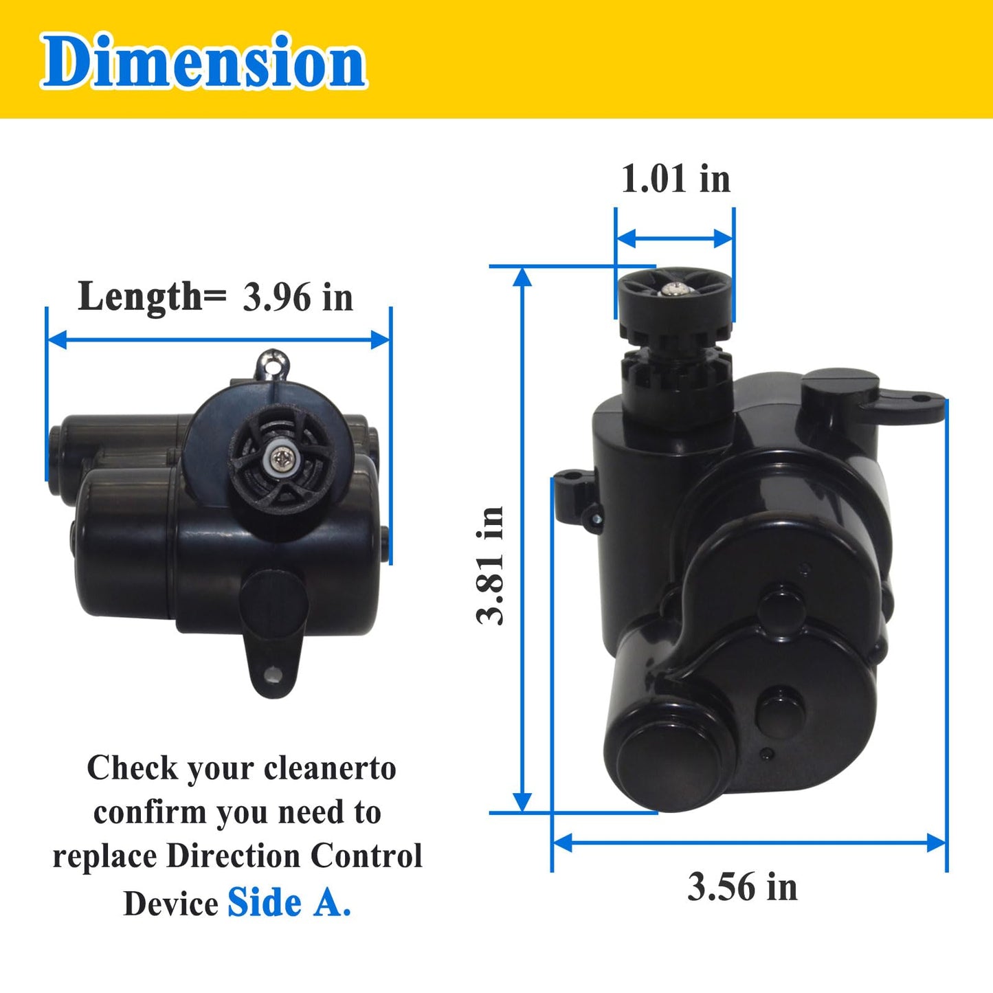 Zeiboat R0524700 Side A Direction Control Device Replacement, for MX8/MX6 Series In Ground Automatic Pool Cleaners