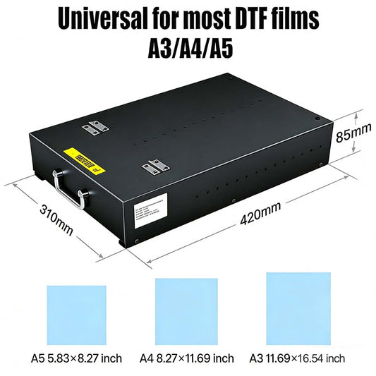 DTF Oven, A3/A4/A5 DTF Oven Dryer with Temperature Control, Super Fast Curing for Heat Transfer Printing, DTF Power 0-160℃