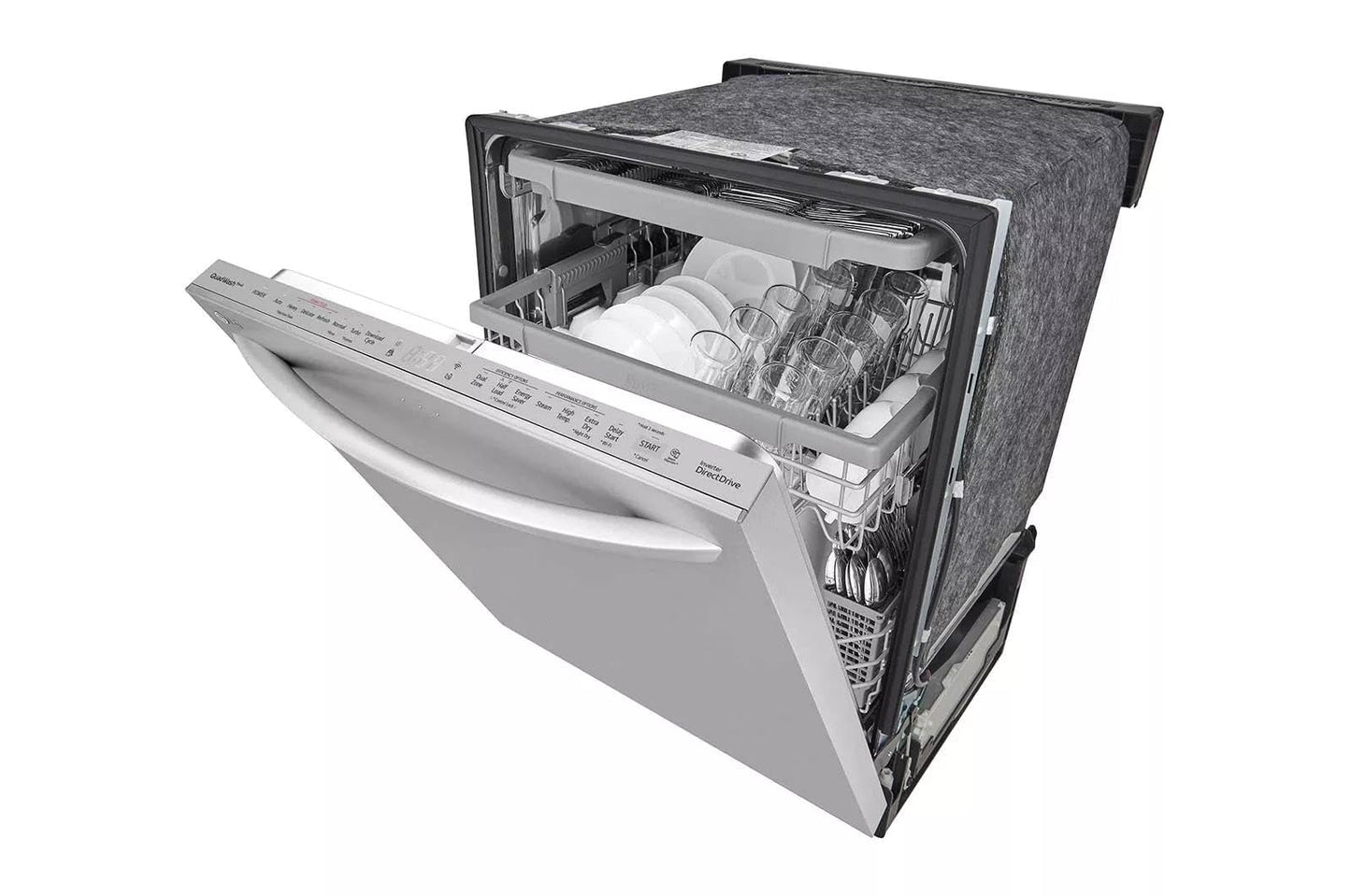 LG LDTS5552S Top Control Dishwasher with QuadWash, TrueSteam, Dynamic Dry, 3rd Rack, 46 dBA, PrintProof Stainless Steel