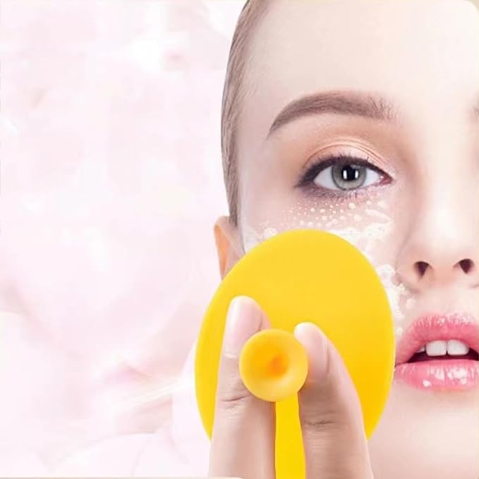 Face Scrubber, Silicone Face Scrubber, Soft Silicone Facial Cleansing Brush Face Exfoliator Blackhead Acne Pore Pad Cradle Cap Face Wash Brush for Deep Cleaning Skin Care 8 Pack