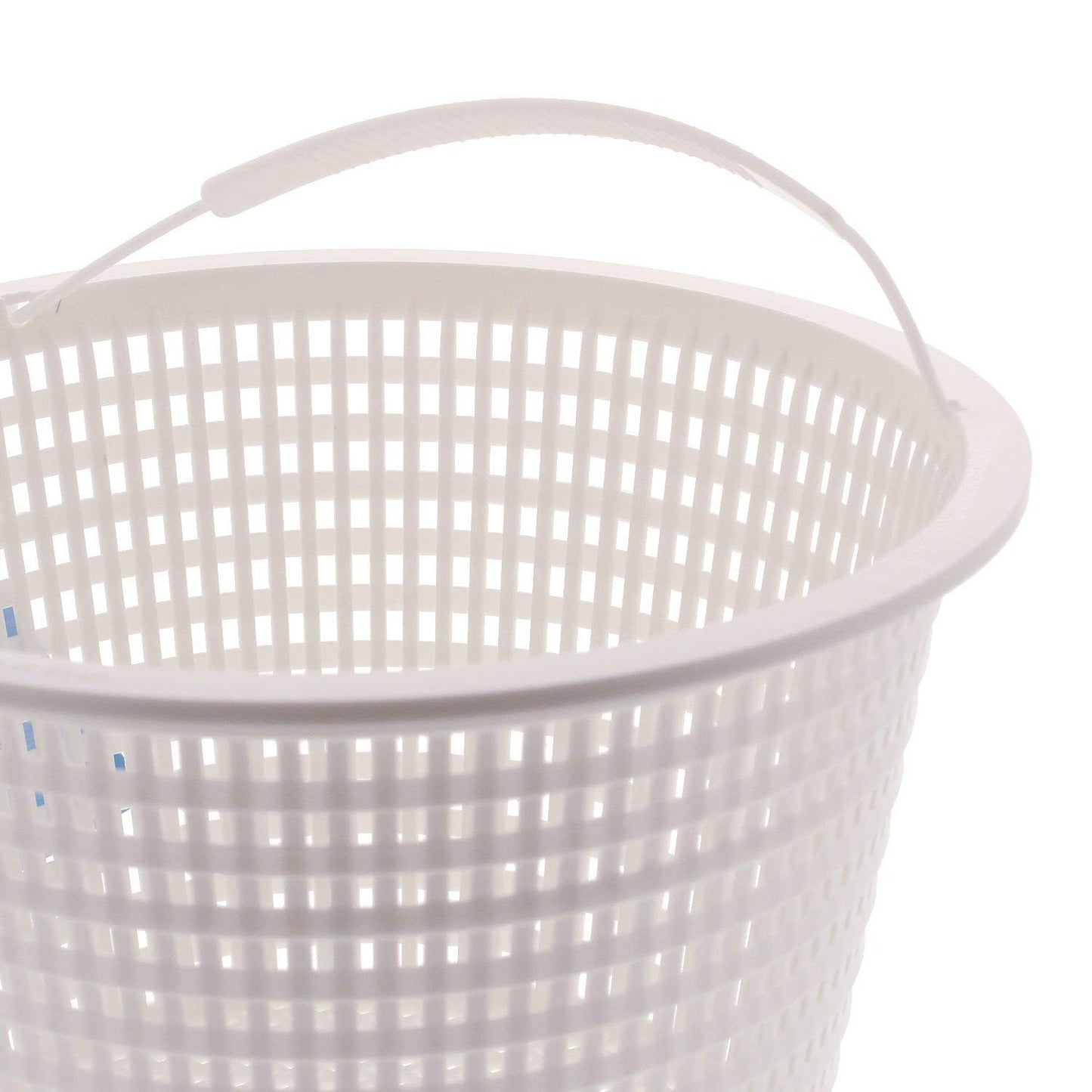 U.S. Pool Supply Swimming Pool Plastic Skimmer Replacement Basket (Set of 2) - Skimmer Basket for Inground Pool, Skim Filter Remove Leaves and Debris - 8" Top, 5.5" Bottom, 5" Deep - Not Weighted