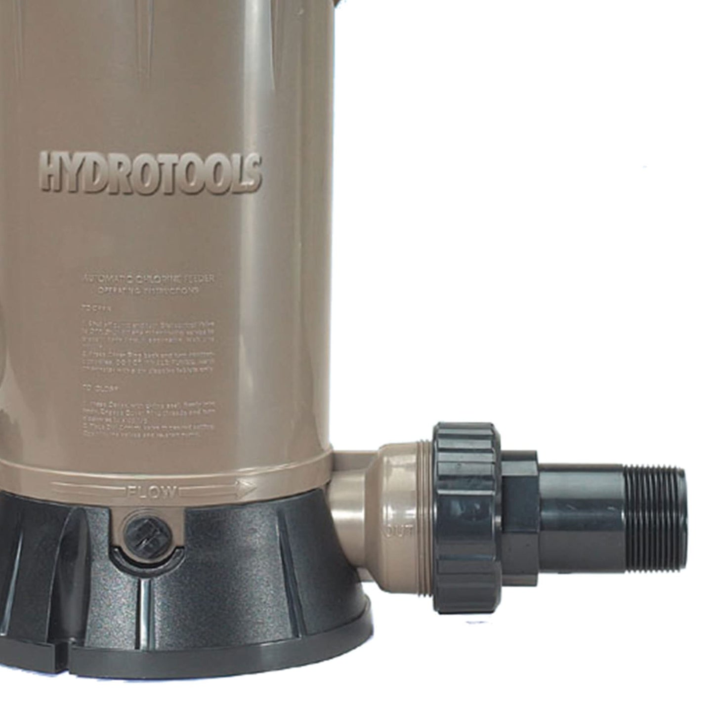 HYDROTOOLS By SWIMLINE 8750 Super Premium In-Line Automatic Chlorine Feeder Chlorinator Adjustable Output 9.0 Lbs Capacity | Universal Compatibility | Above Ground & Inground Swimming Pool Bromine