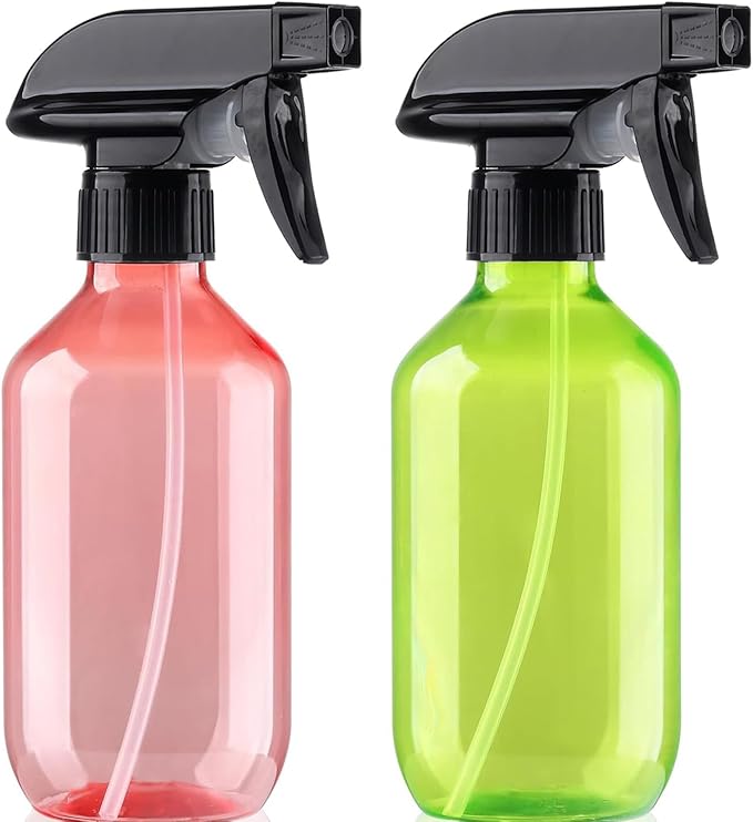 Teyssor Spray Bottles Water Spray Bottle - BPA Free - 10 oz/300 ml Plastic Refillable Containers Fine Mist Small Spray Bottle with Adjustable Nozzle for Hair, Cooking, Cleaning