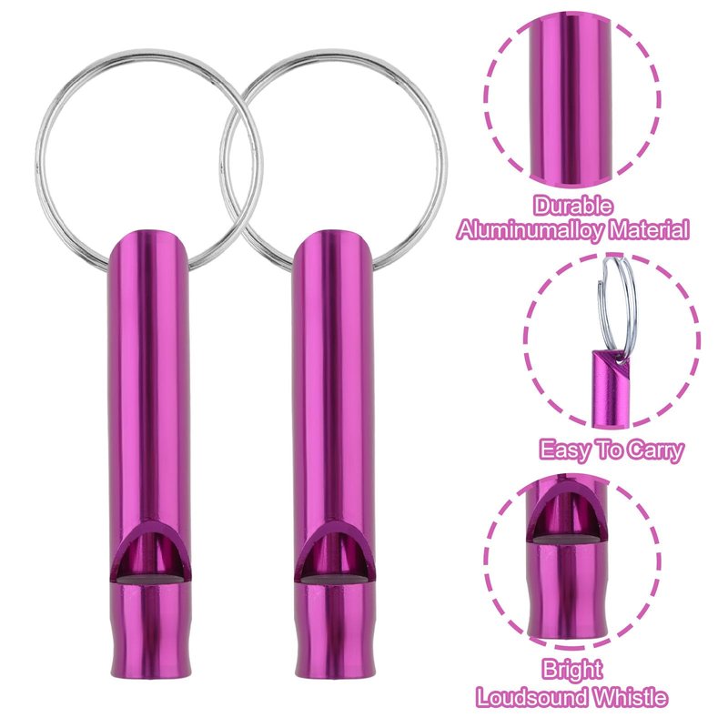 Mabor 12Pcs Aluminium Safety Whistle Keychain Emergency Whistle Survival for Camping Hiking Loud Whistles Emergency for Women Defense Outdoor Sports Boating Hunting