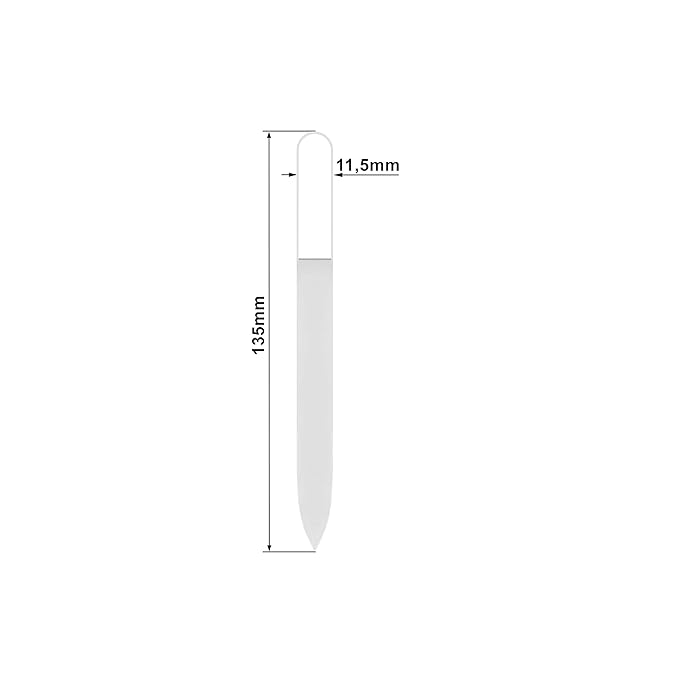 Mont Bleu Premium Glass Nail File - Genuine Czech Tempered Glass - Handmade - Best Crystal Nail File for Natural Nails