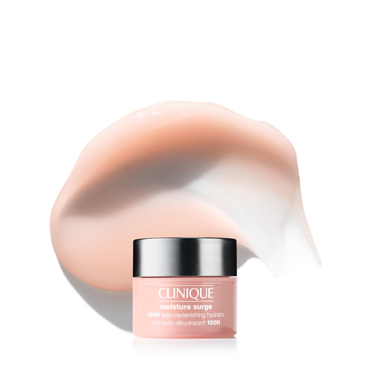 Clinique Moisture Surge 100H Auto-Replenishing Hydrator Oil Free Face Moisturizer | With Hyaluronic Acid, Aloe Bioferment and Vitamins C + E | Hydrating + Moisturizing, Mini Travel Size, 0.5 Fl Oz