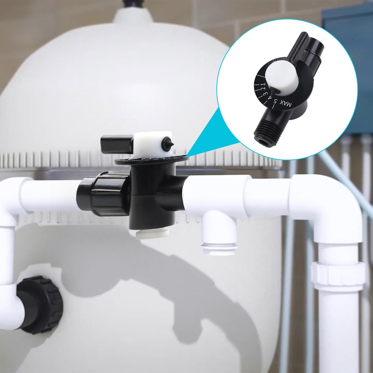 New Upgraded R172060 1/4-Inch NPT Control Valve, Compatible with Model 300, 302, 300-19 and 300-29 Automatic Chlorine/Bromine Pool and Spa Feeder