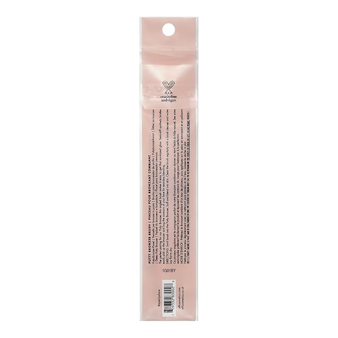 e.l.f. Putty Bronzer Brush, Angled Makeup Brush For Contour & Highlight, Made For The e.l.f. Putty Bronzer, Flawless Sanitary Application
