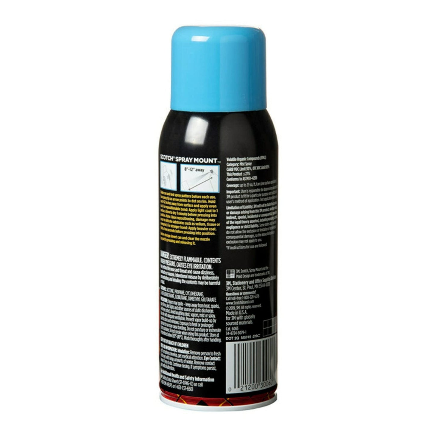 Scotch Spray Mount Repositionable Adhesive, 10.25 oz – Removable/Restickable Spray Glue for Layouts, Mock-Ups, Photos & Crafts (Acid-Free, Clear Drying)