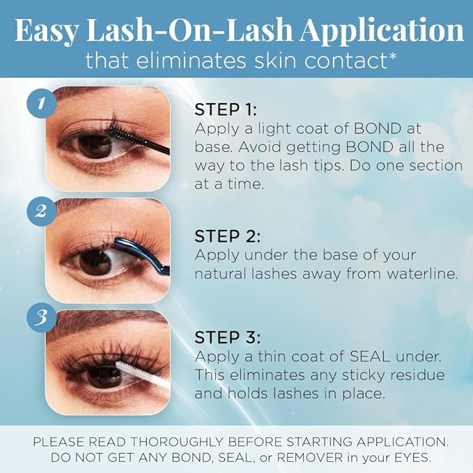 Ardell Seamless Underlash Extensions Refill - Faux Mink Undies, Customizable Individual Lash Clusters, Natural Looking Lashes, DIY Cluster Eyelash Extension, 32 Assorted Lengths