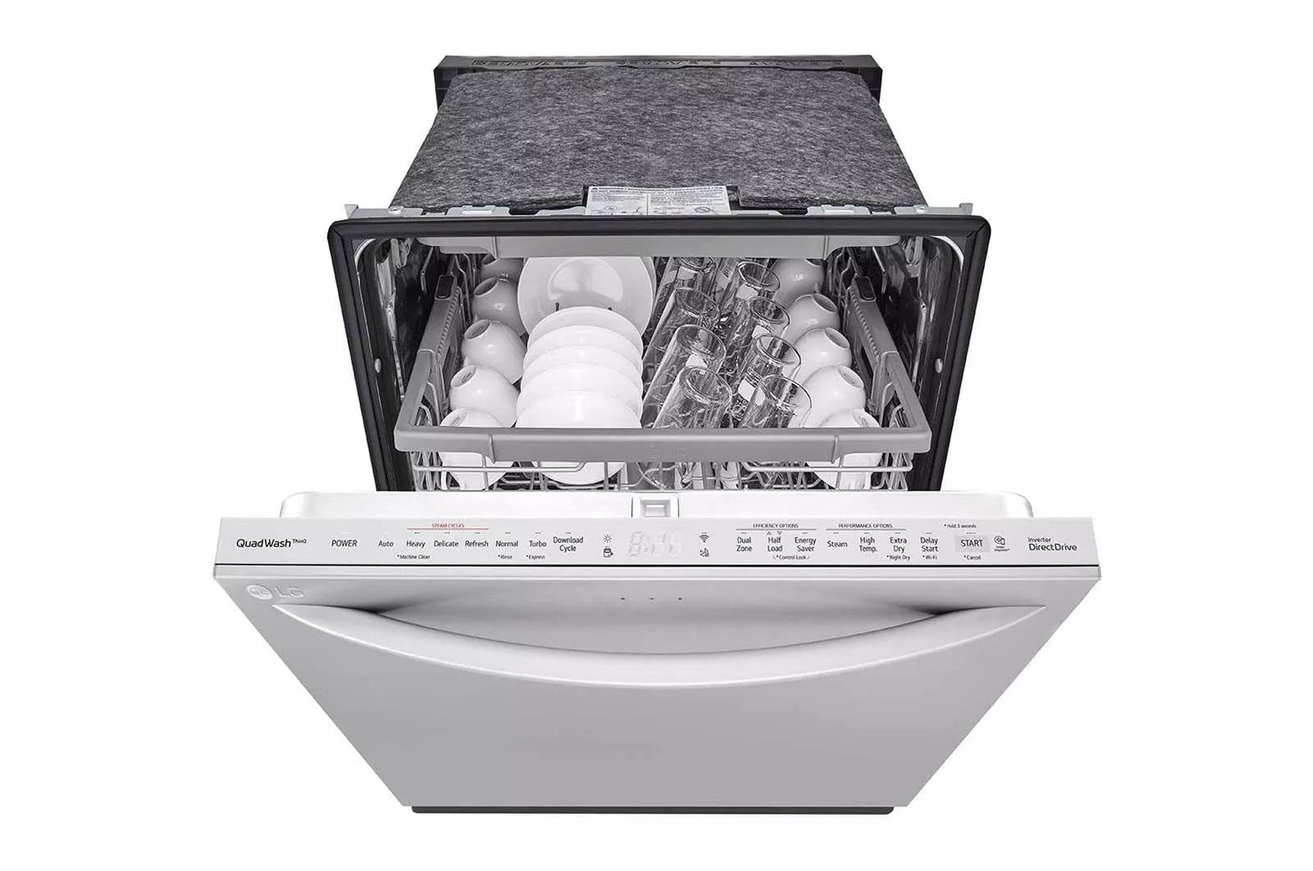 LG LDTS5552S Top Control Dishwasher with QuadWash, TrueSteam, Dynamic Dry, 3rd Rack, 46 dBA, PrintProof Stainless Steel