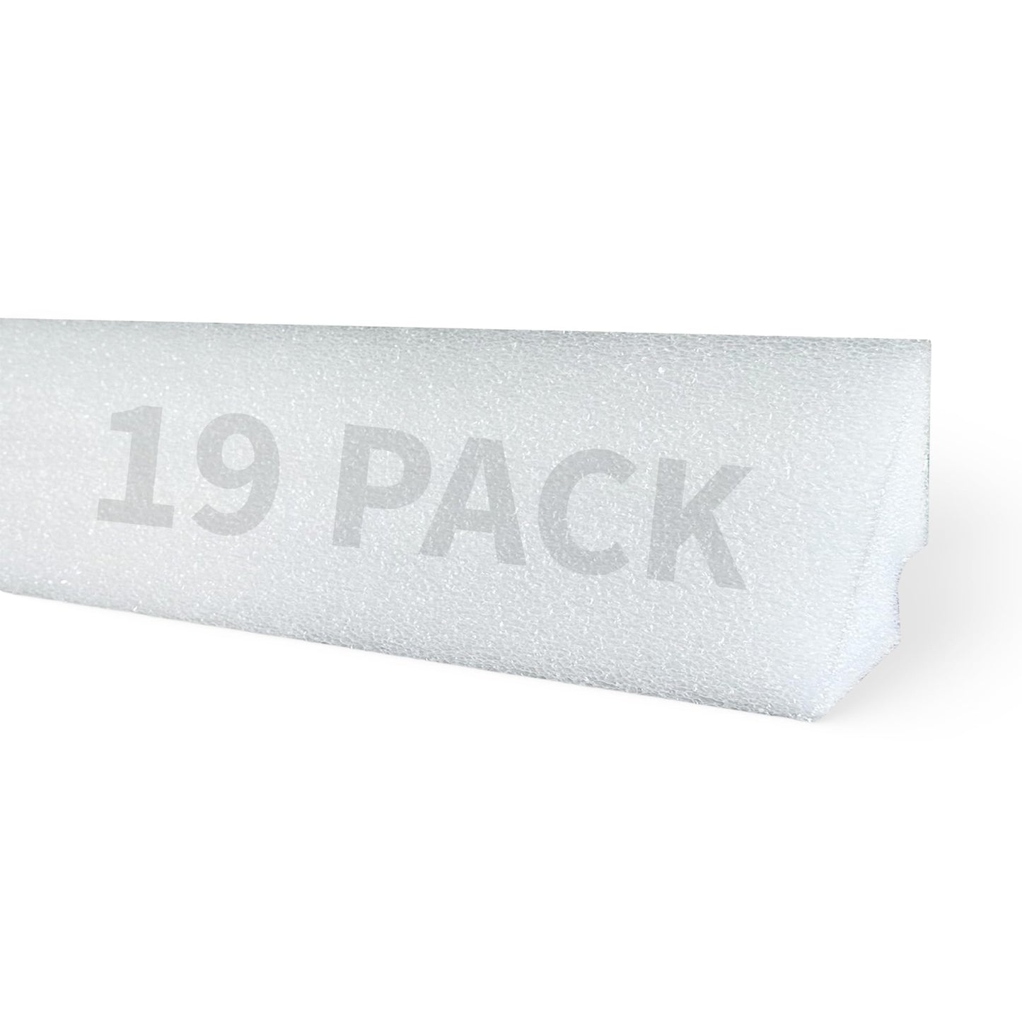 Blue Wave Peel and Stick Pool Cove for Above Ground Pools, 19-Pack – Resilient HDPE Construction – 77-Ft of Total Liner Coverage for up to 24-Ft Round or 16x32-Ft Oval Pools – Sand Cove Alternative